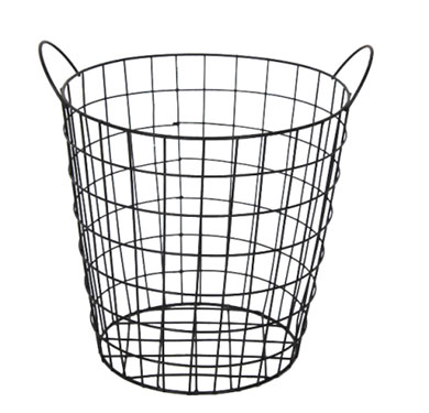 Basket - Metal, round