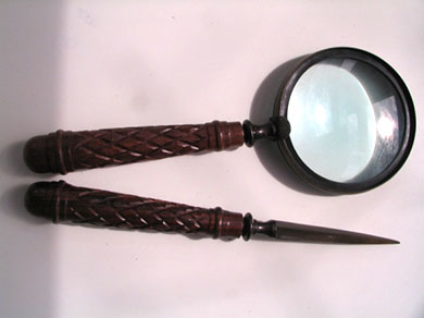Magnifying Glass with Letter Opener